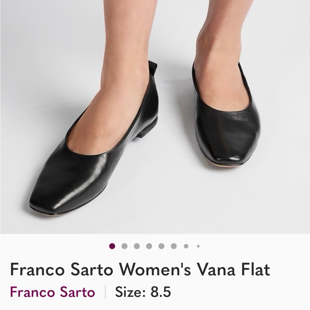 Franco Sarto VANA ballet flat black 8.5 M.